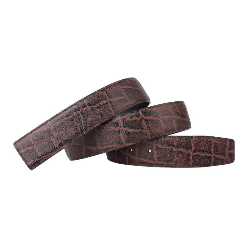 Jaylen Oos Top Grain Cow Leather Leather Belts Men's Black/Coffee 3.5cm/3.8cm-23