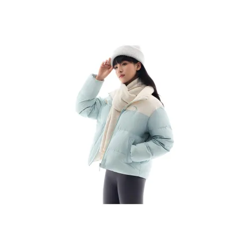 ANTA Variety Training Collection Down Jackets Women's Vanilla Beige/Sea Foam Green