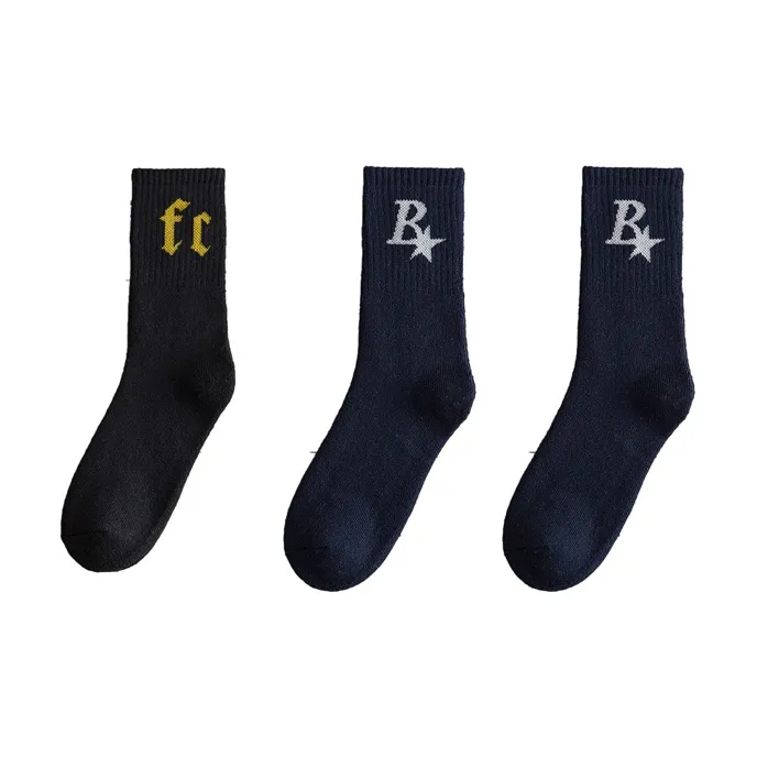 Cotton Gene Mid Calf Socks Unisex Combo Set-6