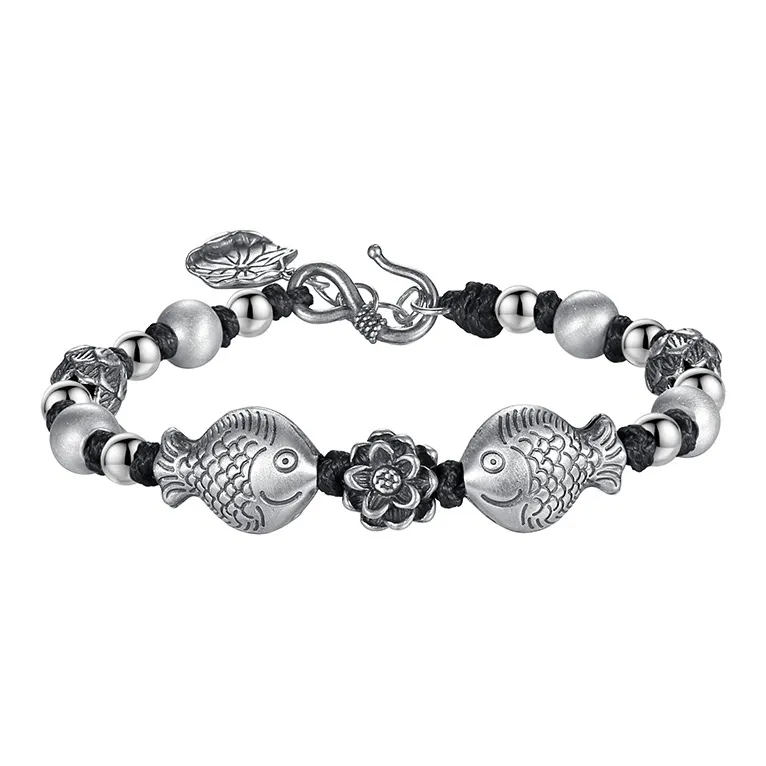 Ascending S999 Fine Silver Bracelets Unisex-8