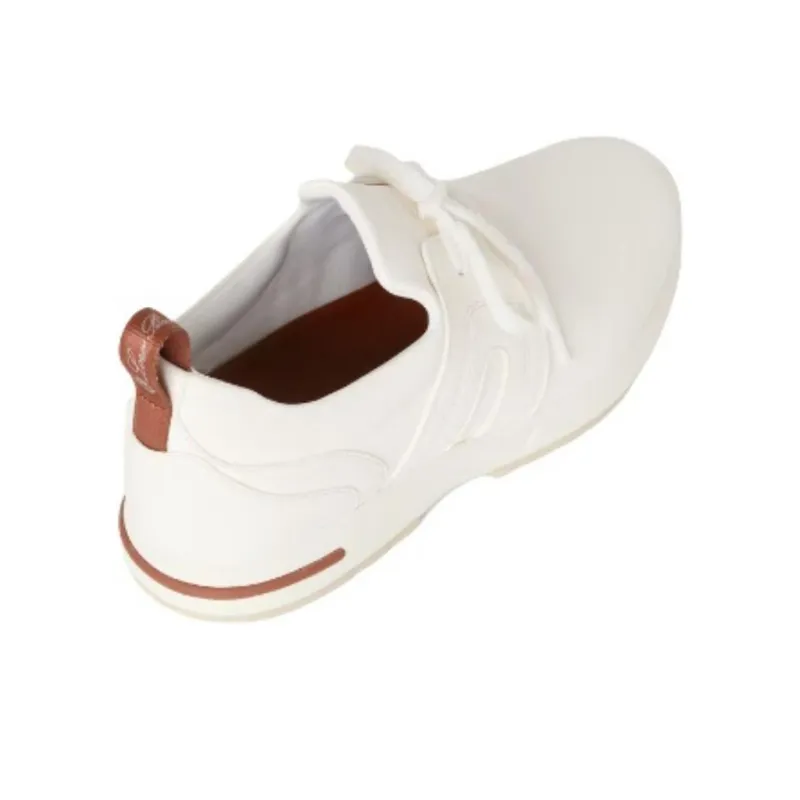 Loro Piana Low Top Casual Shoes Women's White-4