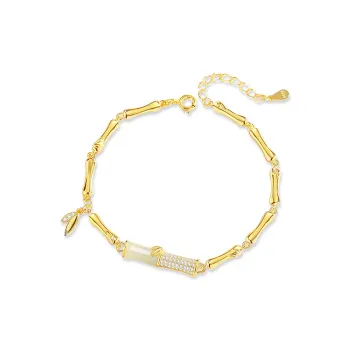 7℃ Hetian Jade Bracelets Pale Greenish White Jade Unisex