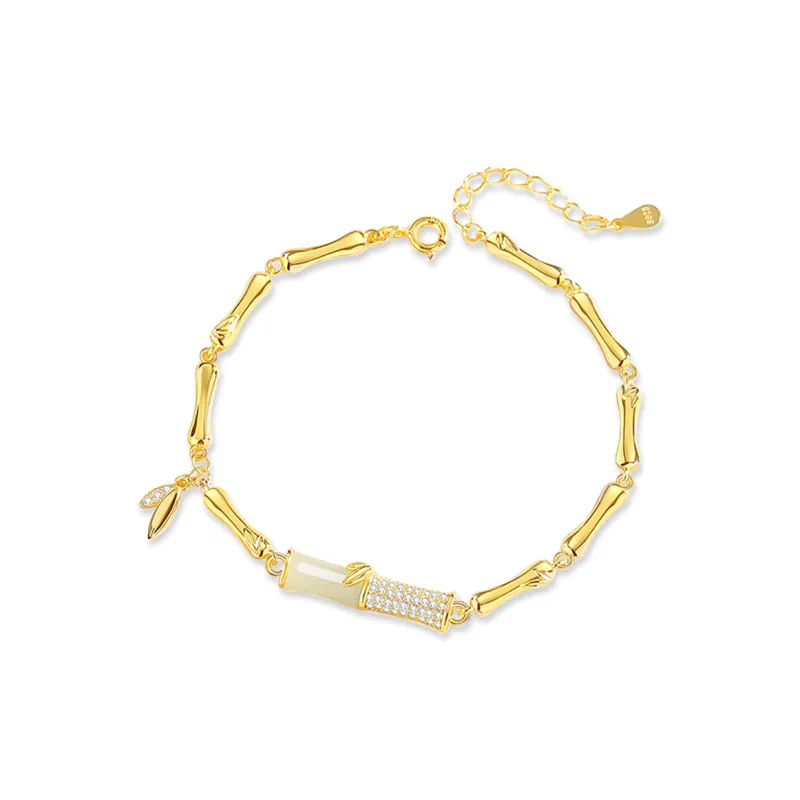 7℃ Hetian Jade Bracelets Pale Greenish-White Jade Unisex-0
