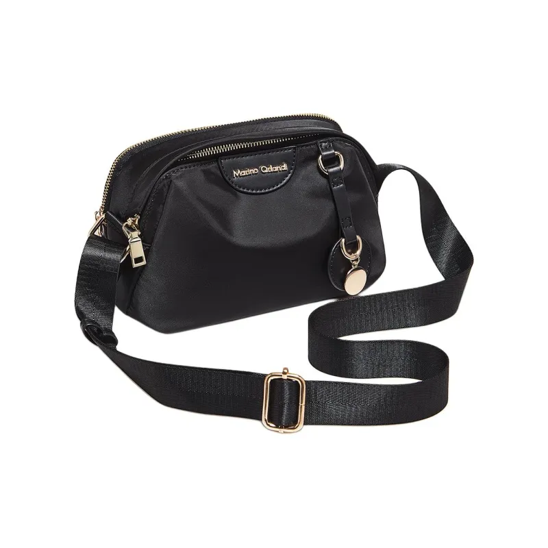 Marino Orlandi Fabric Shoulder Bag, Crossbody Bag Regular Women's Black/Army Green/Khaki/Ecru-2