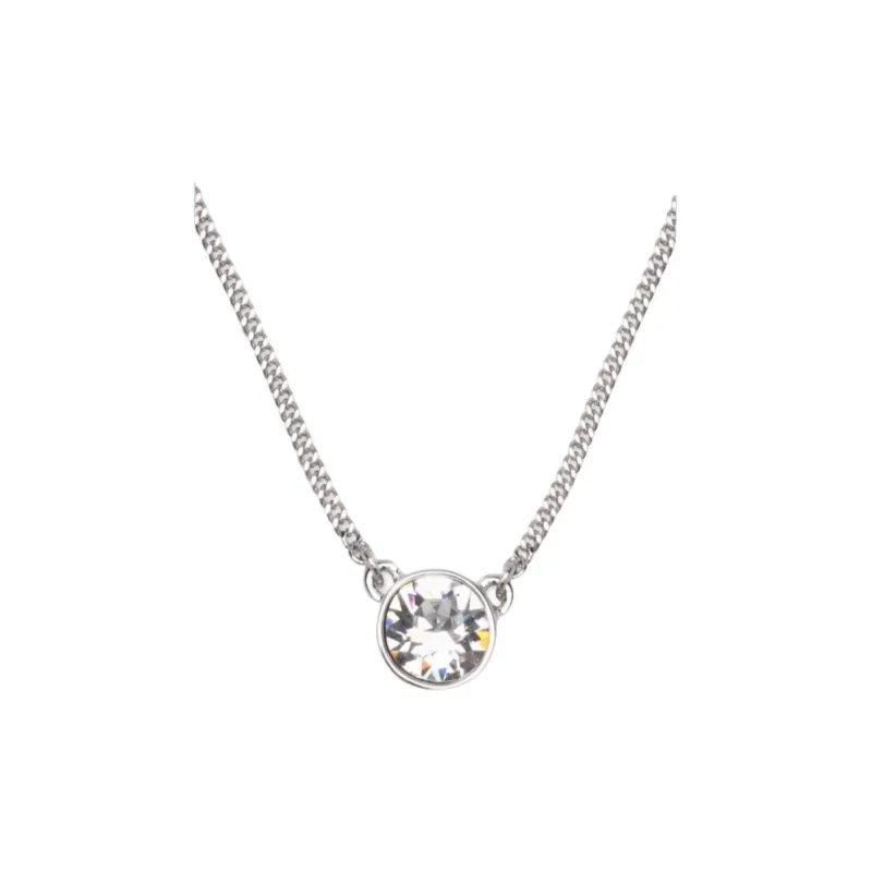 GIVENCHY Crystal Necklaces Unisex Silver-0