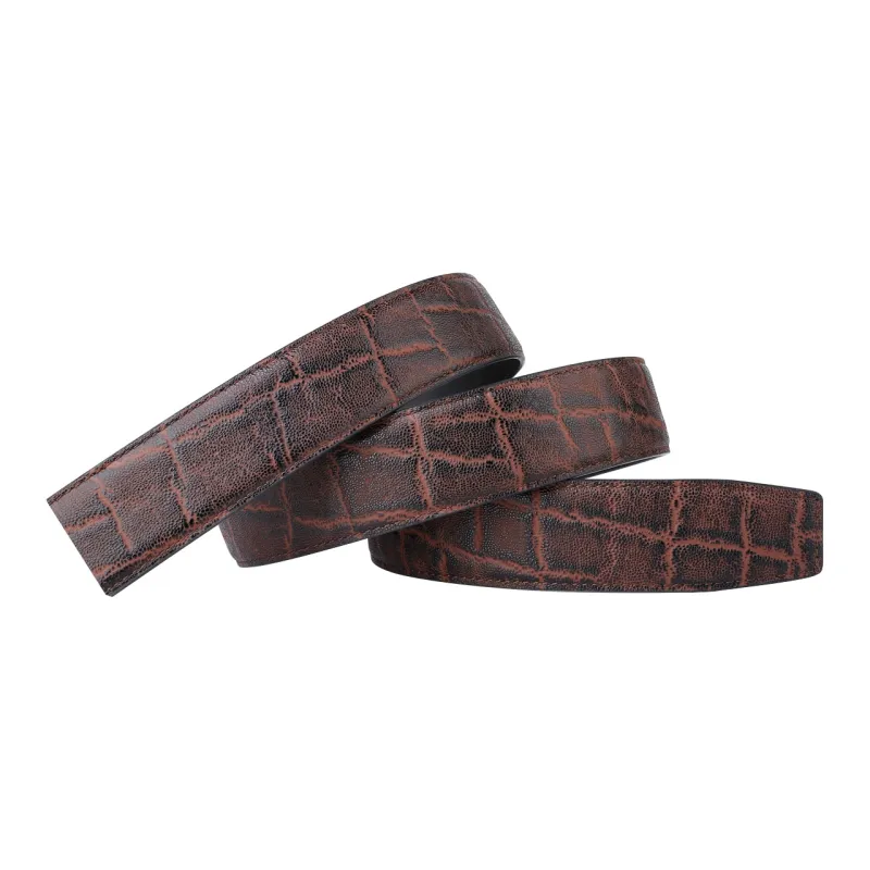 Jaylen Oos Top Grain Cow Leather Leather Belts Men's Black/Coffee 3.5cm/3.8cm-11
