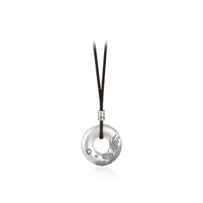 Brahmacharya 999 Fine Silver Necklaces Unisex-0