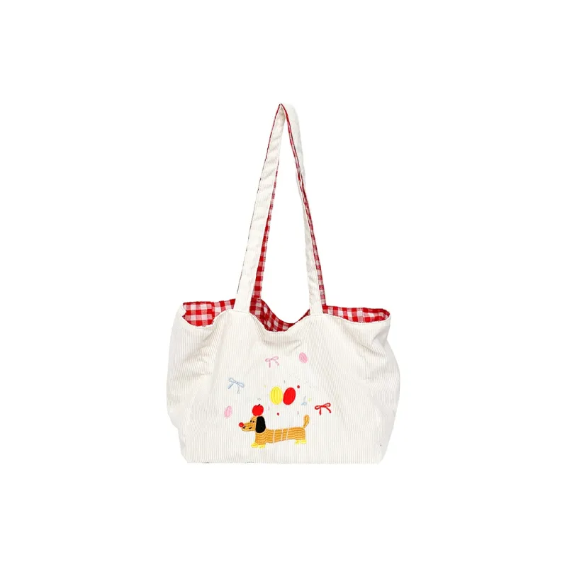 YUANTUZHE Strips Tote Bag Shopping Bag Shoulder Bags Women's Multicolor-5