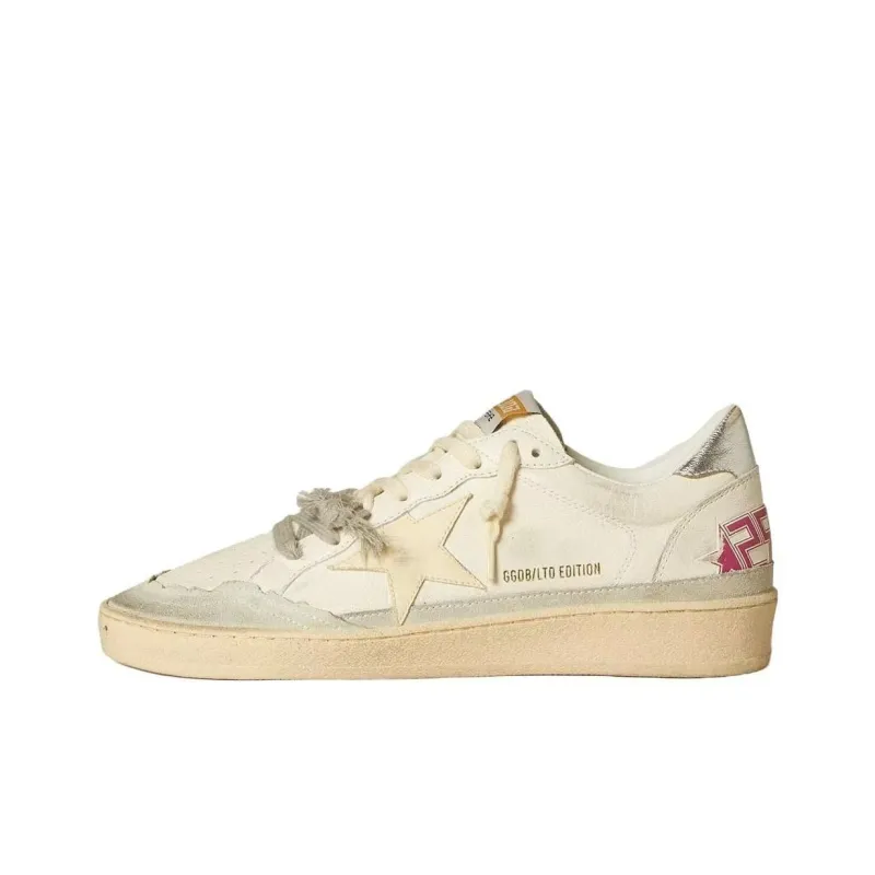 Golden Goose Ball Star Low Top Skateboard Shoes Women's Beige-0