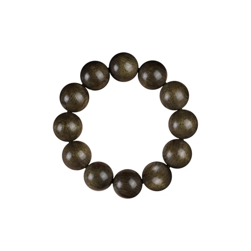 FANGYUANXIAOFU Phoebe Zhennan Minimalist Style Single Wrap Plain Beaded Bracelet Unisex-0