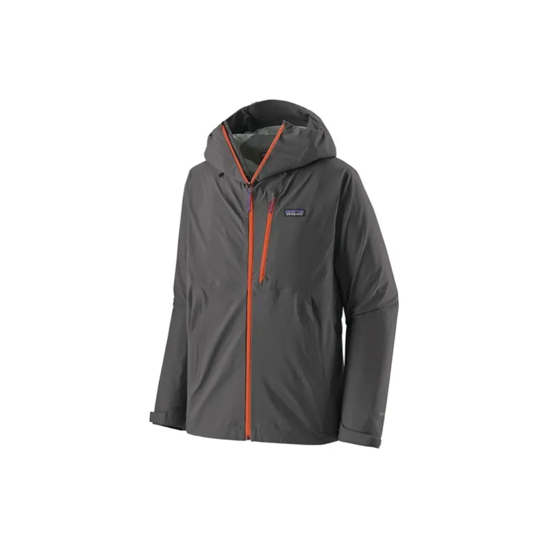 Patagonia Hiking Series Windbreaker Jackets Unisex Forged Gray Comes With Necklace-1