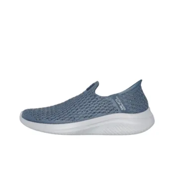 Martha Stewart x Skechers Ultra Flex 3.0 Anti-Slip Wear-Resistant Low-Top Casual Shoes Women's Blue