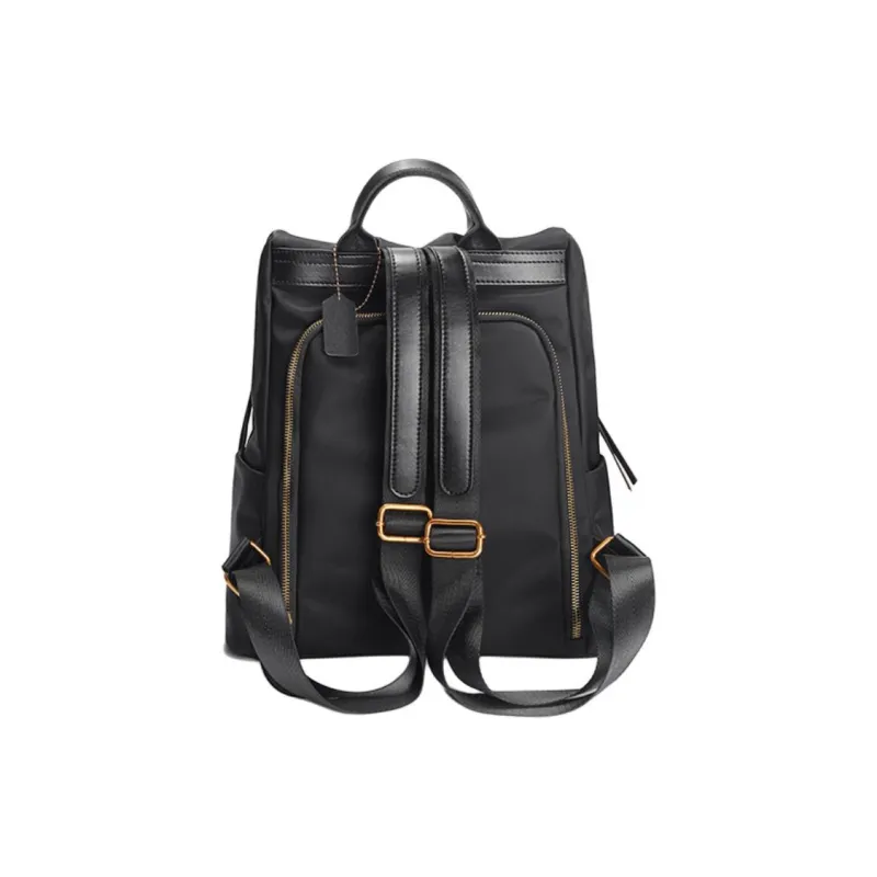 GELANNI Nylon Backpack Unisex Black-2
