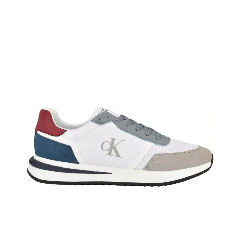 CALVIN KLEIN Picio Low-Top Casual Shoes Men's Gray White-1
