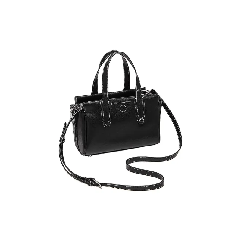 Marino Orlandi Cow Leather Shoulder Bags Handbags Regular Women's Black/Chocolate/Khaki-2
