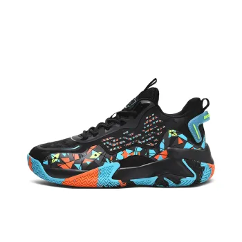SIMBA'S PRIDE Shock Absorbers With Slip Resistant Features Mid Top Basketball Shoes Men's