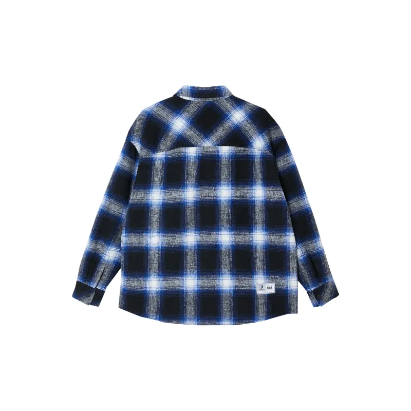 JACK JONES· x NBA Long Sleeved Shirt Men's Marine Blue-1