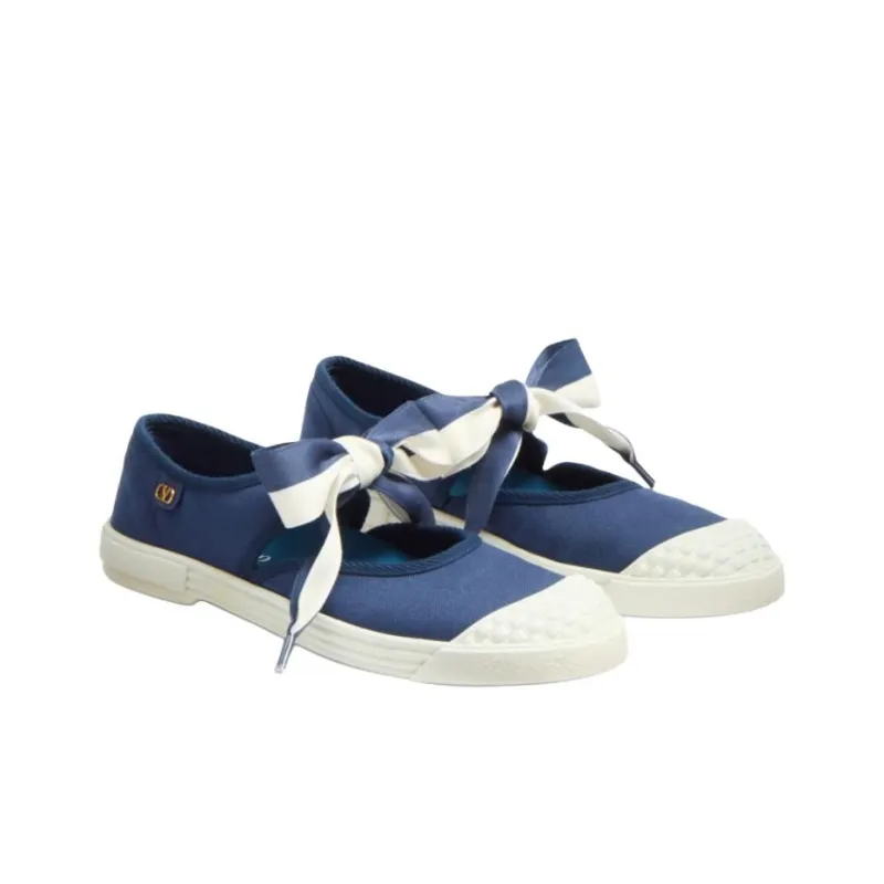 Valentino Bay By Bay Casual Single Shoes Women's Blue-2