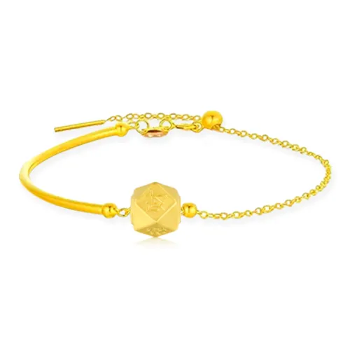 Zheng Tai Fook Gold Bracelet Unisex