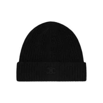 CELINE Triomphe Beanie In Scottish Cashmere