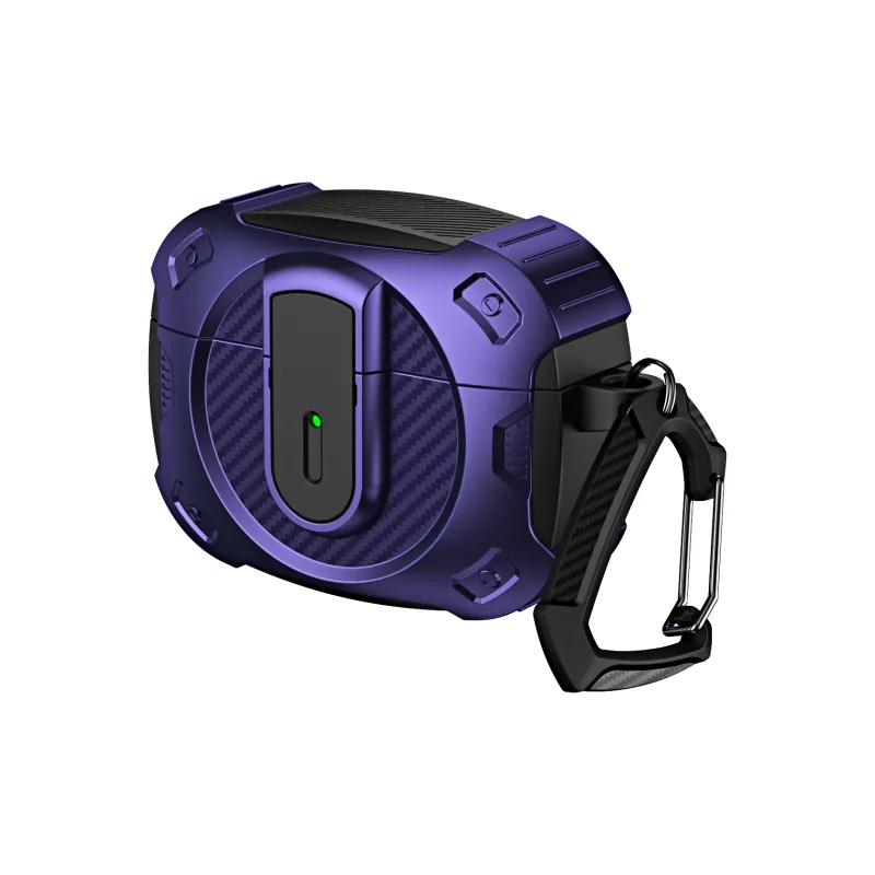 YOOVEI Airpods PC Anti Drop Impact Resistant Mecha Advanced Trendy Fashion Bluetooth Protective Case Headphone Cases-11