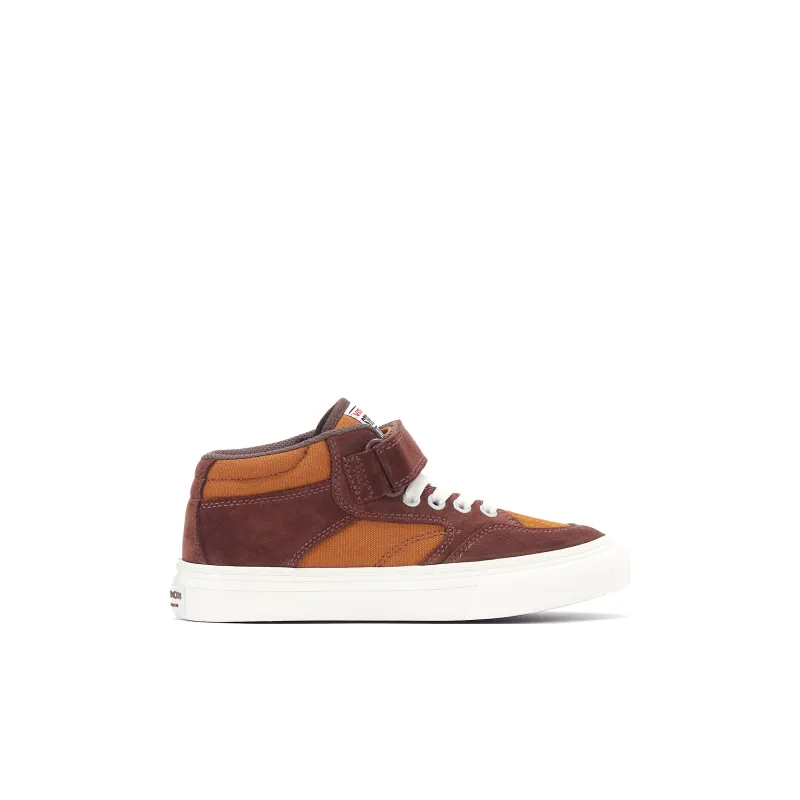Vision Street Wear Concave Wear Resistant Mid Top Kids' Skateboarding Shoes Khaki Kids'-1