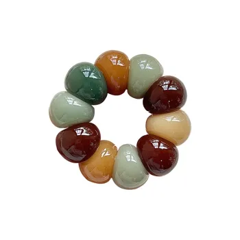 Red All Year Round Bodhi Root Fine Handicraft Women's