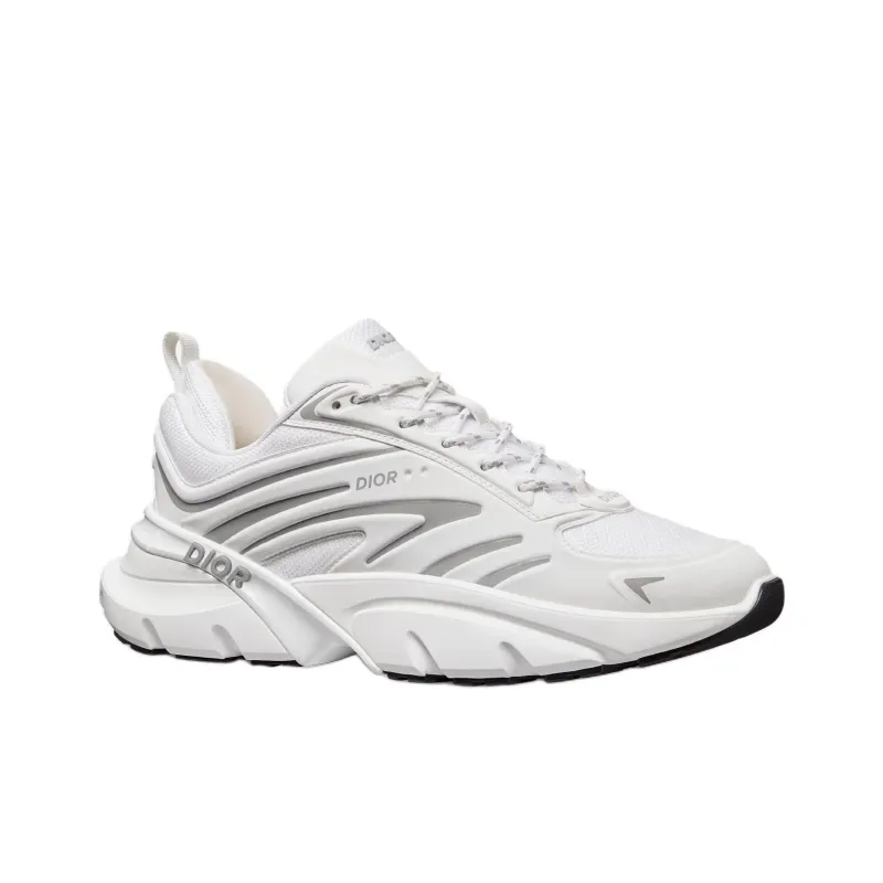DIOR Low Top Running Shoes Men's White-2