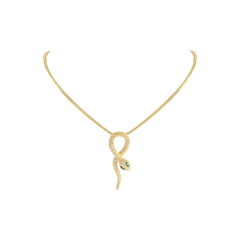 DREAM PARTY Copper Alloy Synthetic Cubic Zirconia Necklaces Unisex Gold Silver-0
