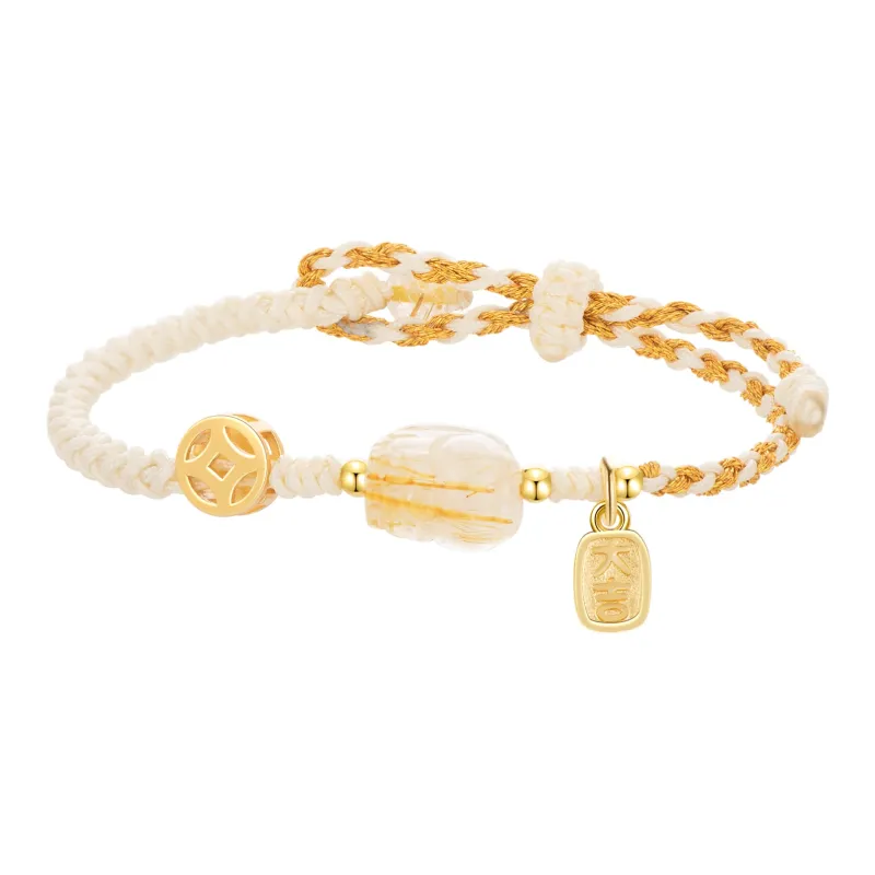 Huaying Rutilated Quartz Bracelets Unisex Good Luck-5