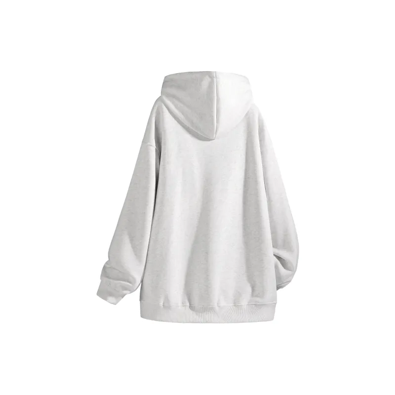 Kepu Sweatshirt Unisex White Heather Gray-1