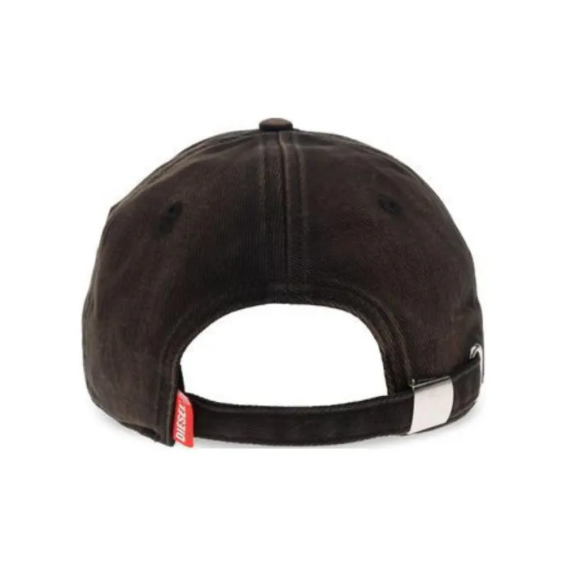 DIESEL C Run Wash Logo Embroidered Baseball Cap-3