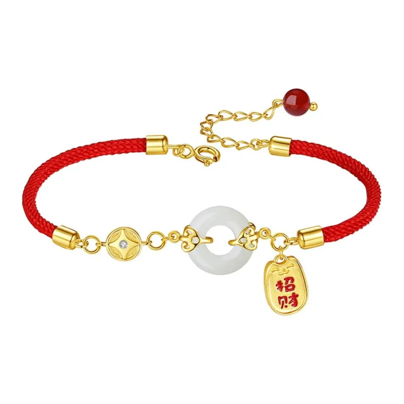 YINCHIE Bracelets White Jade/Pale Greenish White Jade Women's-0