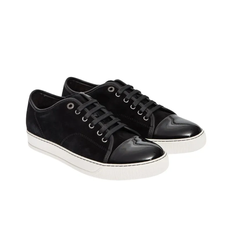 Lanvin DBB1 Low Top Skateboard Shoes Men's Black-2