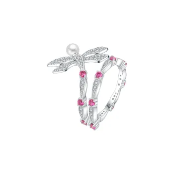 BABYBEI 925 Sterling Silver Shell Pearl Rings Women's