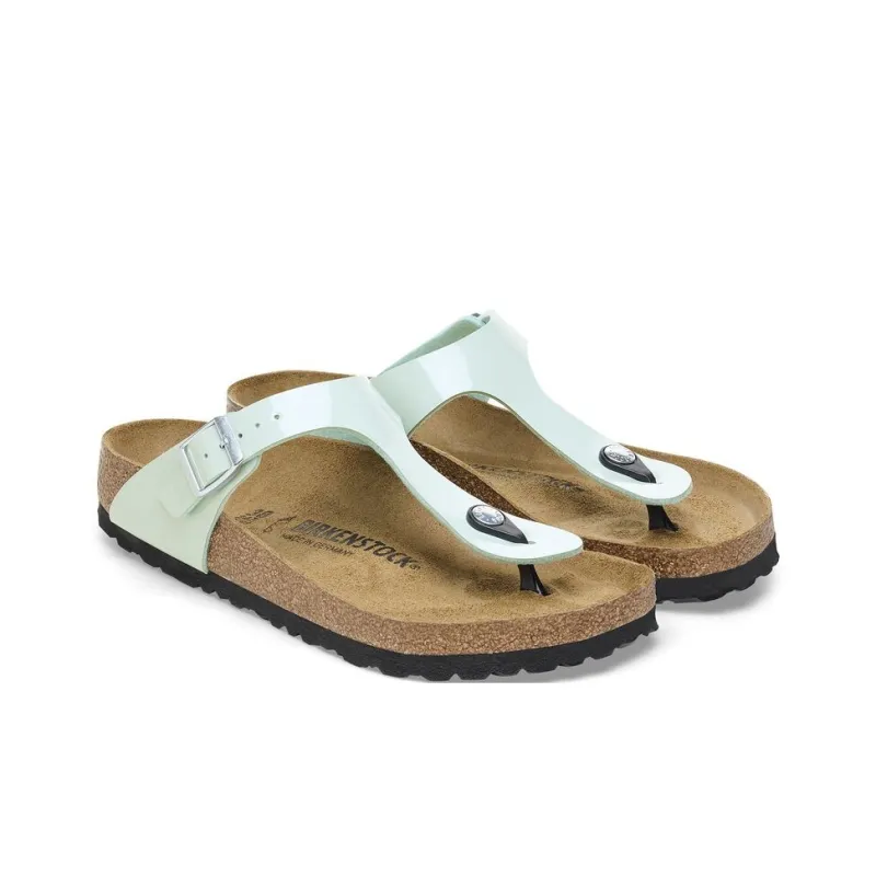 Birkenstock Gizeh Series EVA Abrasion-Resistant Flip Flops Women's Surfing Green Regular-2