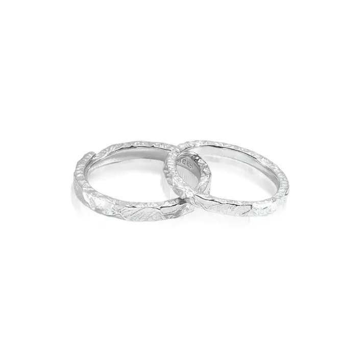 LOVE&LOVE S999 Fine Silver Rings Unisex-0