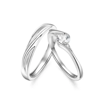 OWNCOOL 925 Sterling Silver Ring Birthday Box Gift Unisex