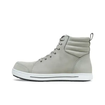 Birkenstock QS 700 Mid Top Skateboard Shoes Unisex Gray Regular