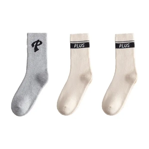Cotton Gene Mid Calf Socks Men's Combo Set