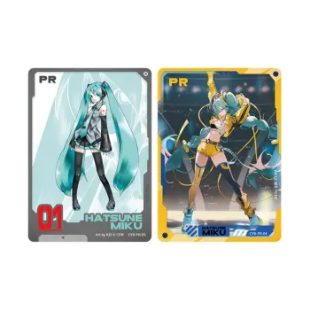 KAYOU Hatsune Miku Collectible Card Birthday Box, Future Voyage PR Card Biji Card Album Laser Tickets