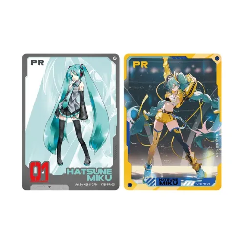 KAYOU Hatsune Miku Collectible Card Birthday Box, Future Voyage PR Card Biji Card Album Laser Tickets