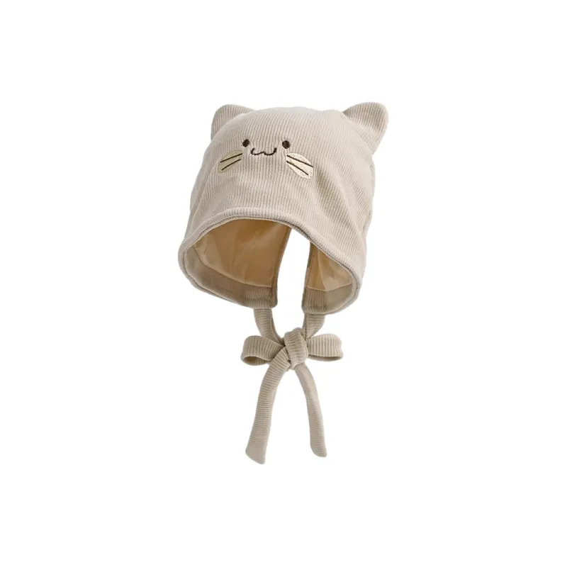 FREE RABBITⅡ Spring And Fall Winter Warm Sleep Cap Postpartum Headwrap Hat Unisex-0
