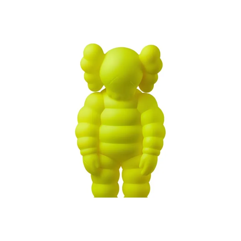KAWS Figure Print TOKYO FIRST WHAT Yellow Trendy Figures 29cm-2
