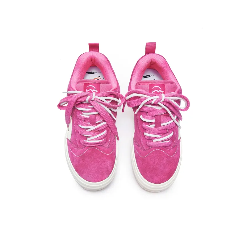 MQMS Skateboard Shoes Unisex Low Top White-4