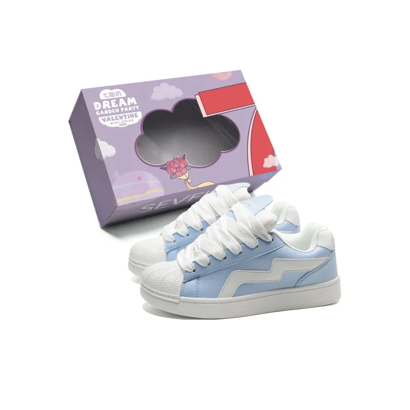 7 SEVFUN Slip Resistant Low Top Skateboard Shoes Unisex Pink White-14