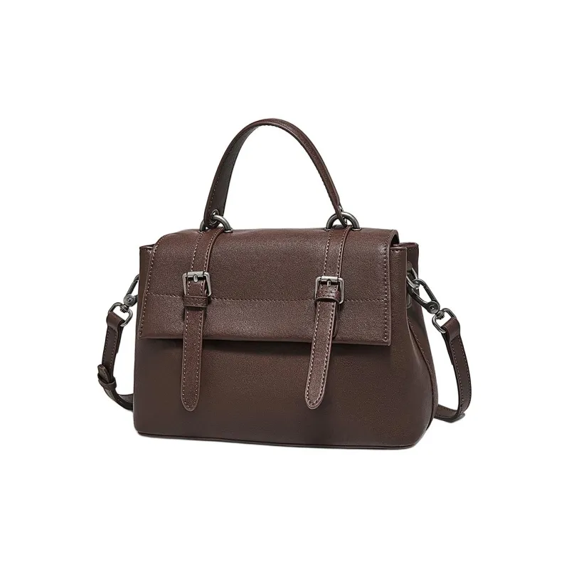 Marino Orlandi Synthetic Leather Handbag Shoulder Bag Crossbody Bag Regular Women's Black/Coffee/Caramel-4