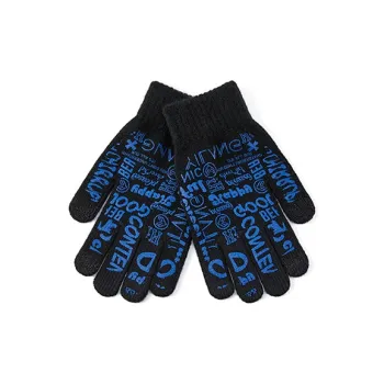Lanza Acrylic Knit Gloves Unisex