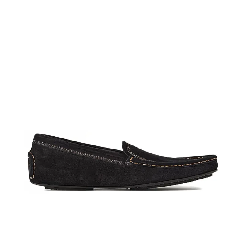 TOTEME Almond-toe Suede Loafers Women's-1