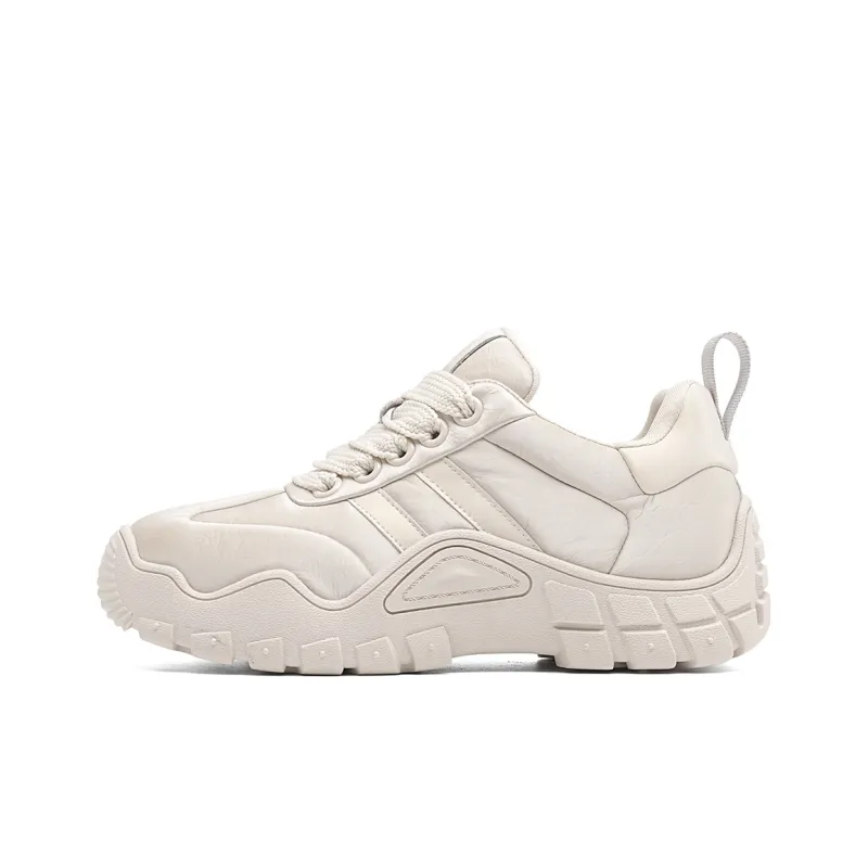C°BANNER Support Low Top Chunky Sneakers Women's Champagne-0